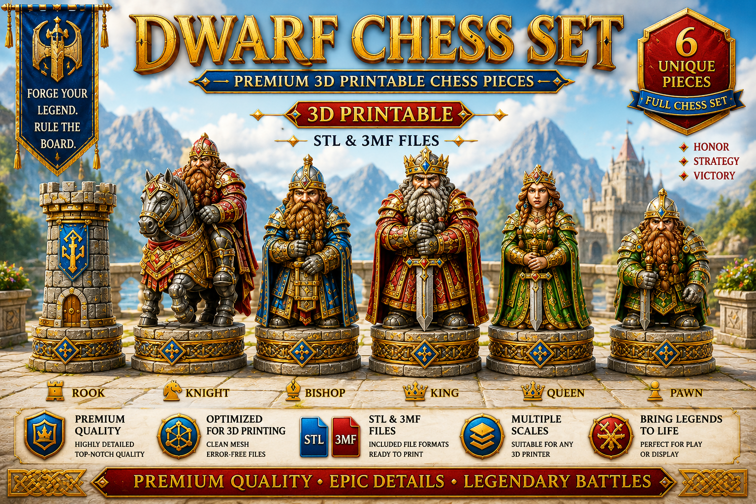 dwarf chess set dwarf chess set