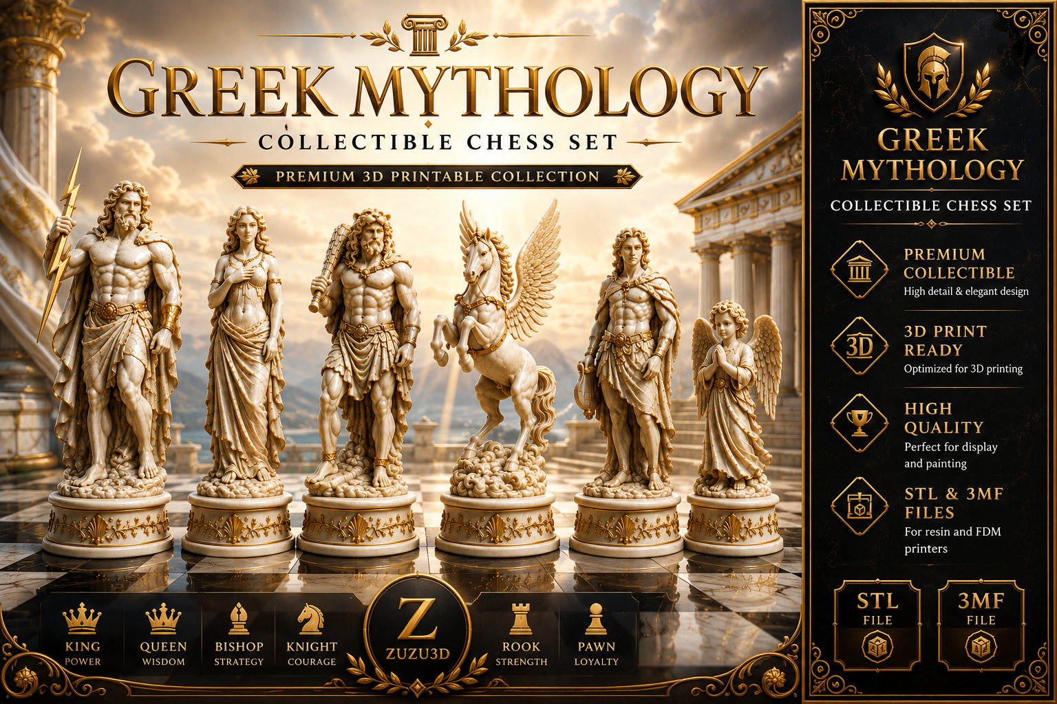 greek mythology collectible chess set greek mythology collectible chess set