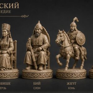kazakh empire chess set ⭐