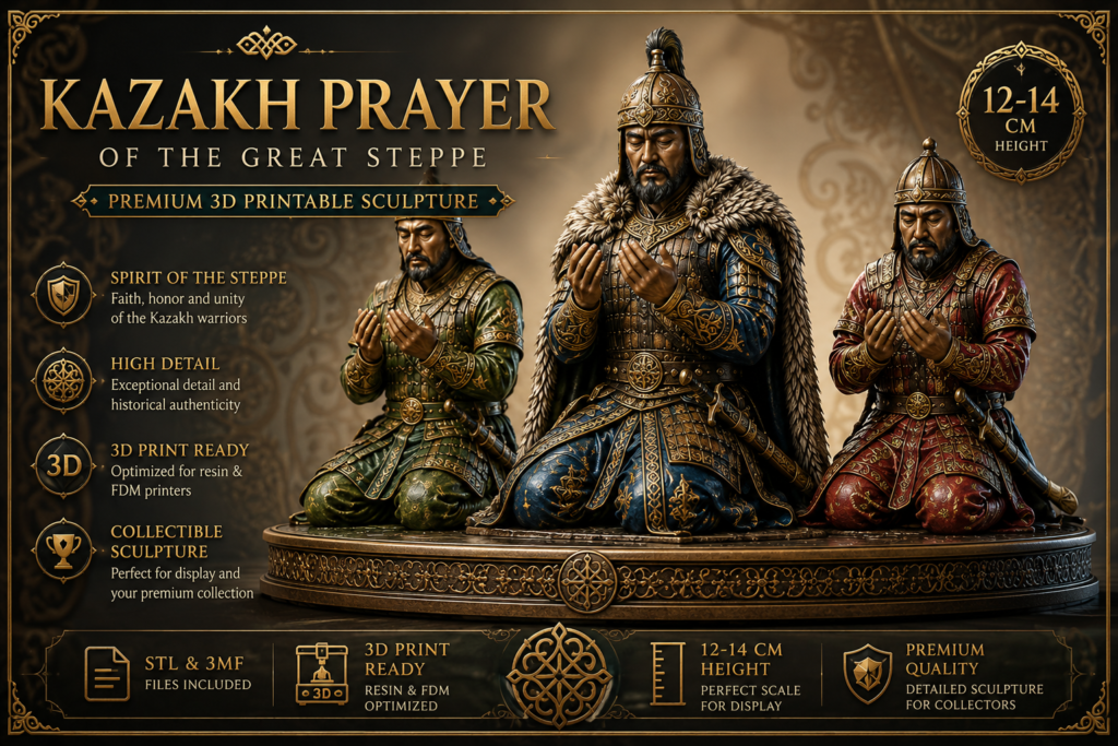 kazakh prayer of the great steppe