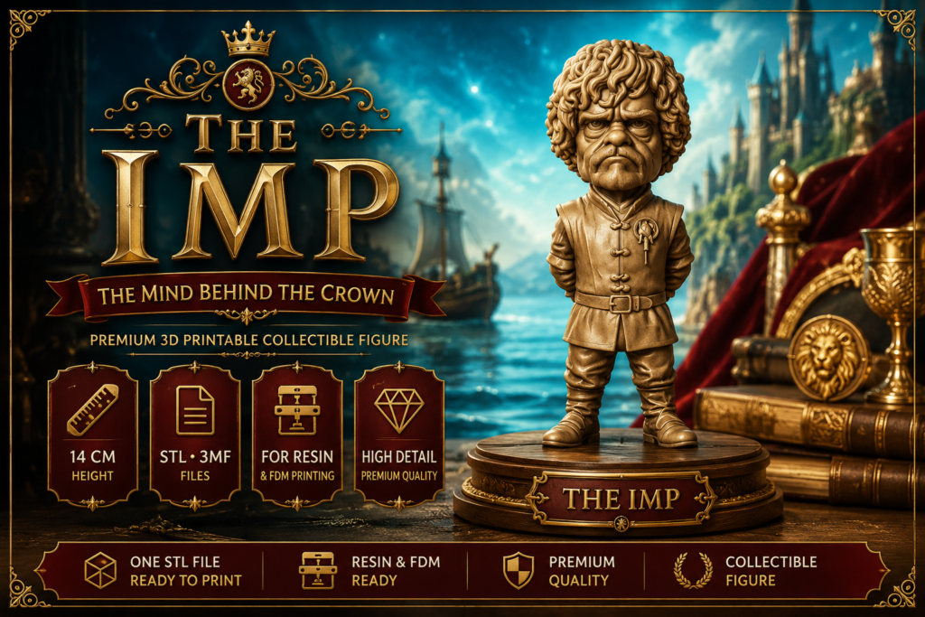 the imp – 14 cm stl & 3mf