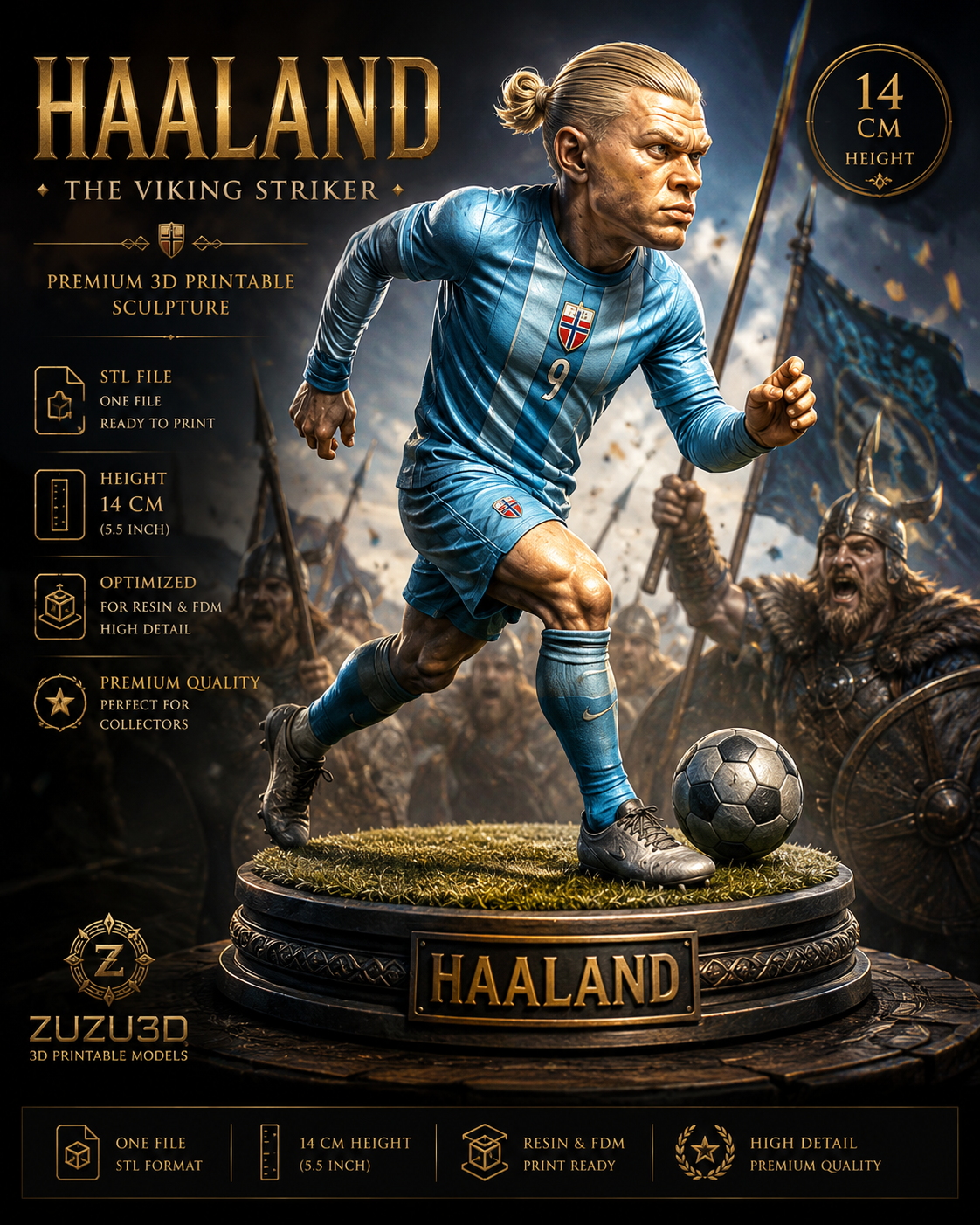 the viking striker haaland the viking striker haaland