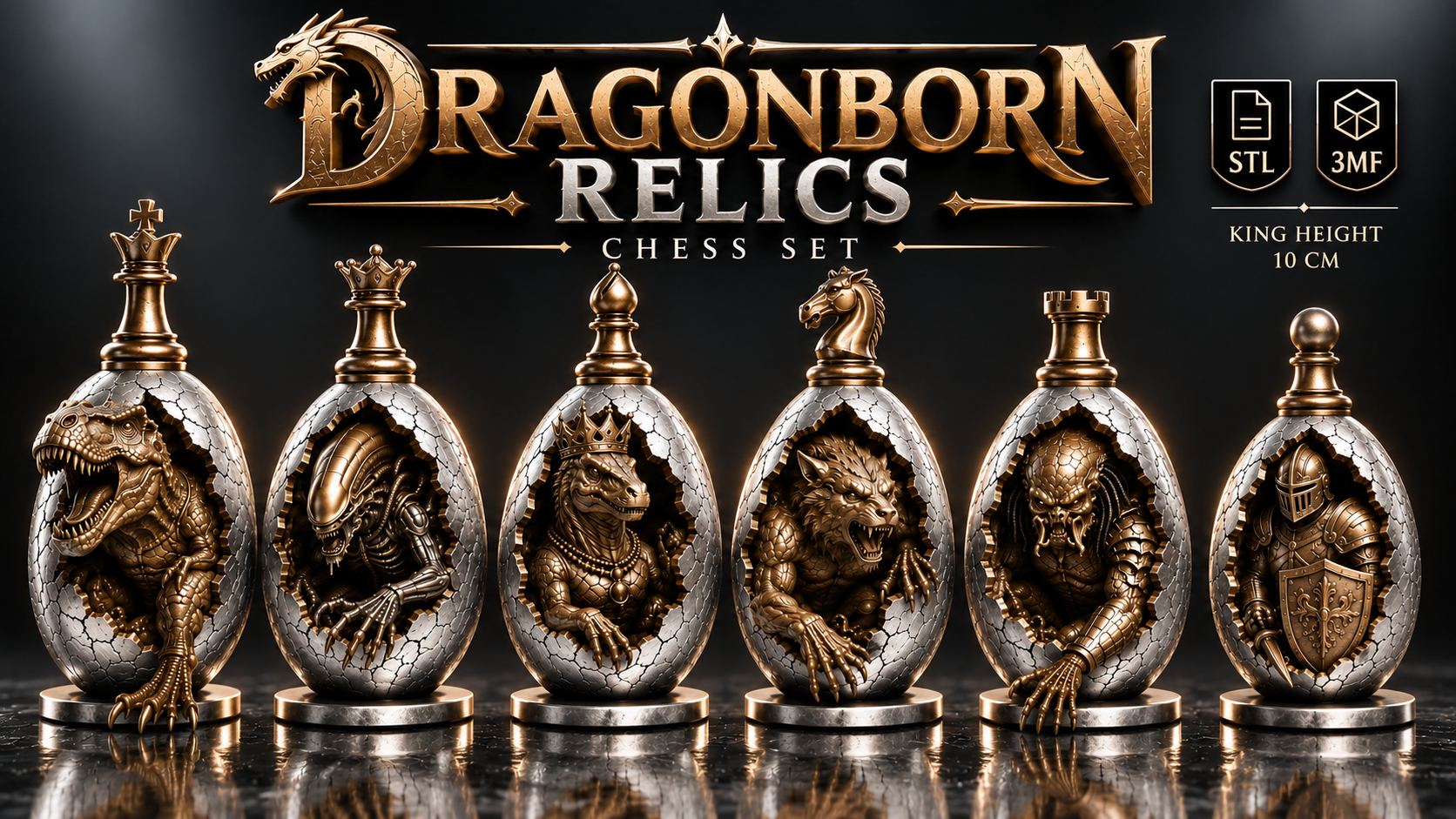 dragonborn relics chess set dragonborn relics chess set